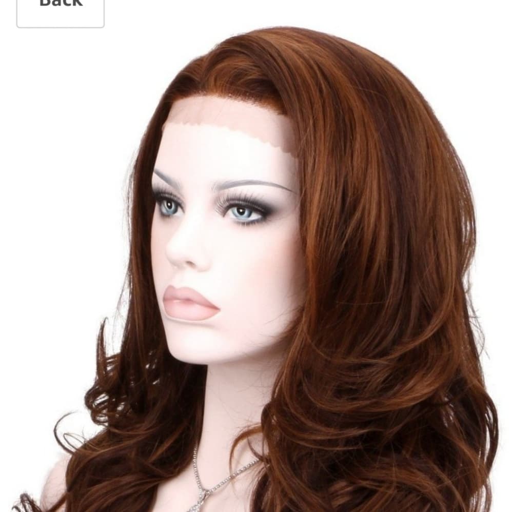 Dark Auburn Beauty Lace Front Wig - Thumbnail 5