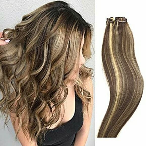 (2) Packs Balayage Ombre Clip In Extension#4/27 - Thumbnail 3