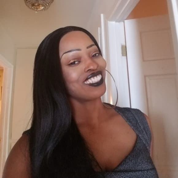 Yaki Lace Front Wig Human Hair Blend - Thumbnail 3