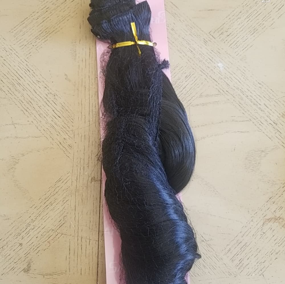 (2) Sets of Black Full Head Clip in Extension - Thumbnail 3
