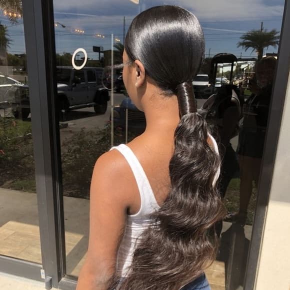 Medium Brown Full Head clip in Extension - Thumbnail 4