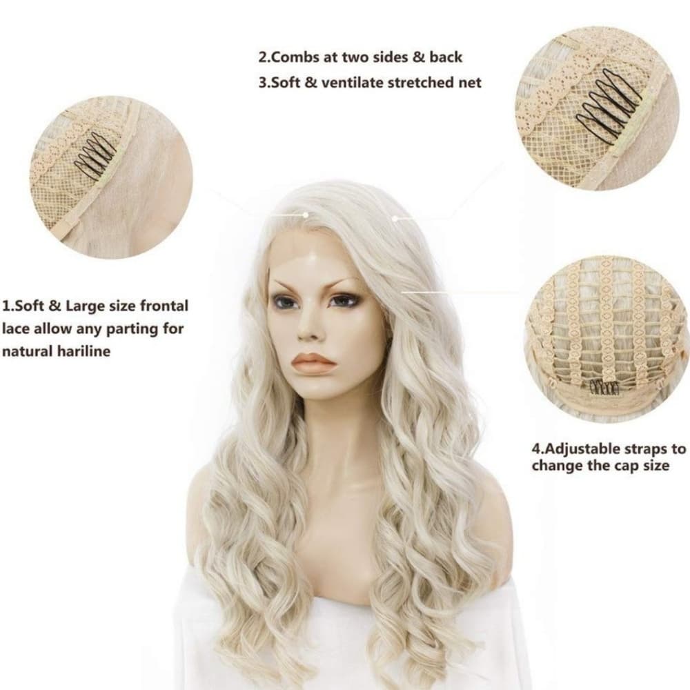 Blonde Beauty Lace Front Wig - Thumbnail 4