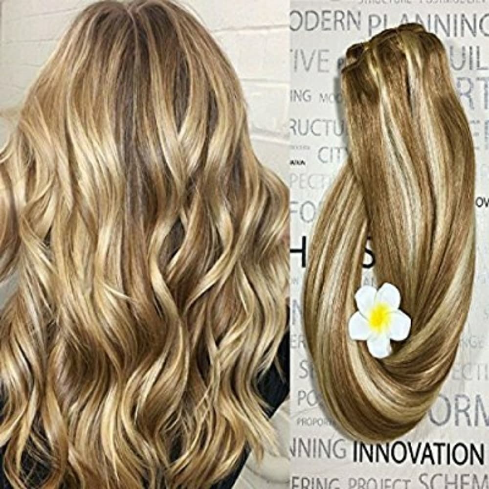 Balayage Ombre Long Hair Clip Extensions #12/613 - Thumbnail 6
