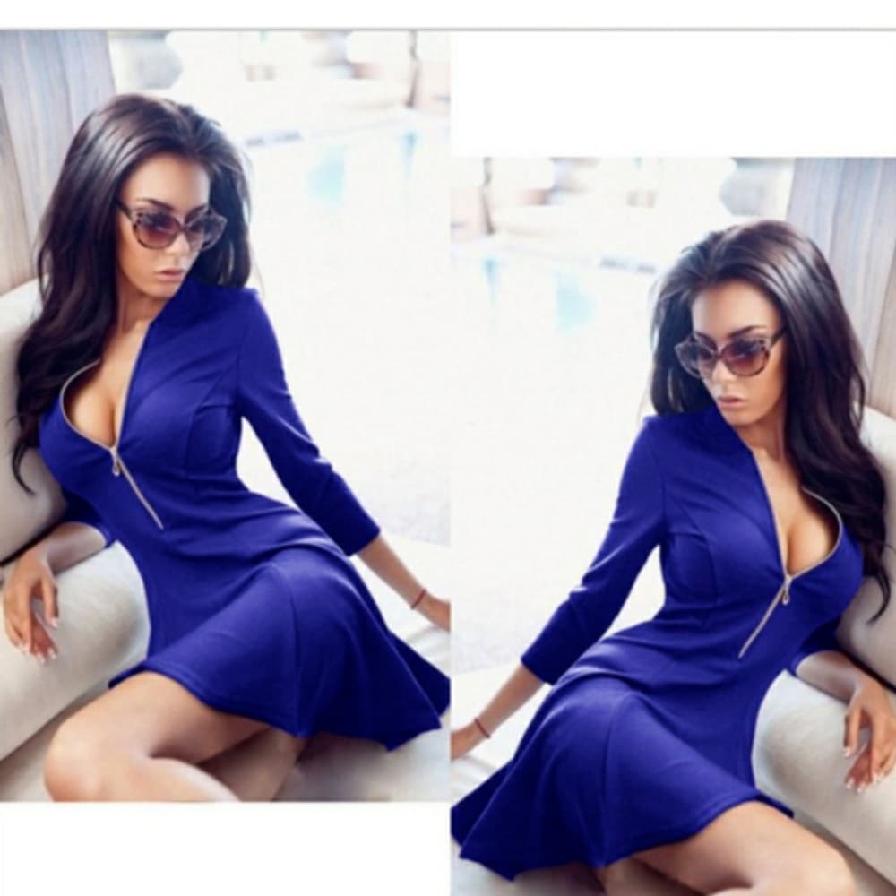 Sexy Mini Casual Dress - Thumbnail 3