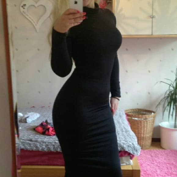 Beautiful Sexy Black or Tan Dress!! - Thumbnail 2