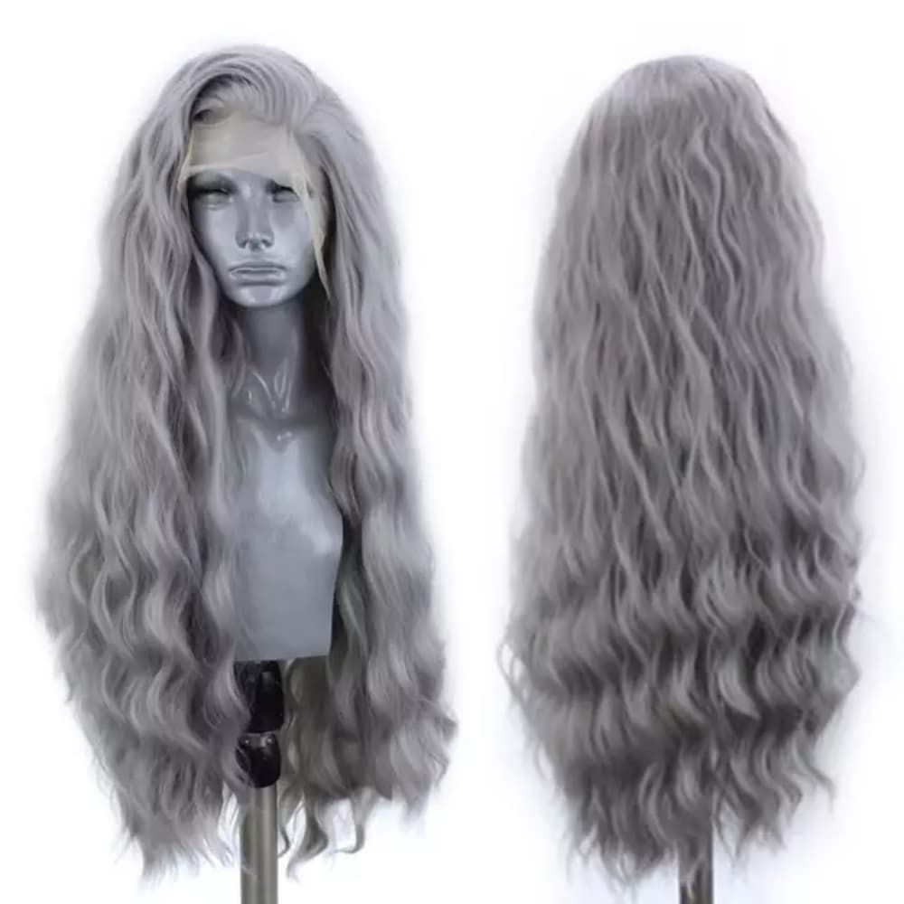 Dark Gray Beauty Lace Front Wig