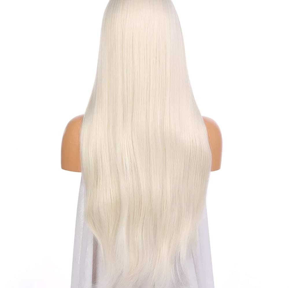 Platinum Blonde Beauty Lace Front Wig - Thumbnail 6