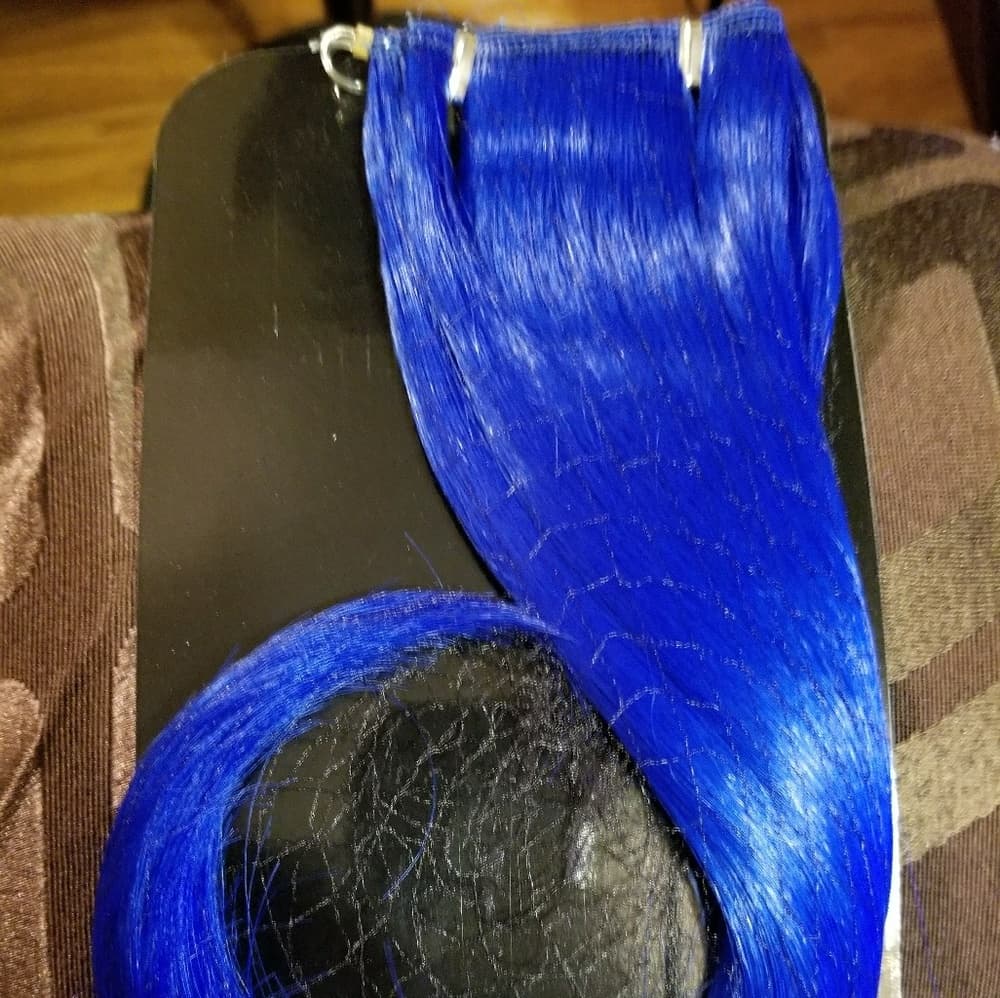 Dark Blue Clip In Extension - Thumbnail 5