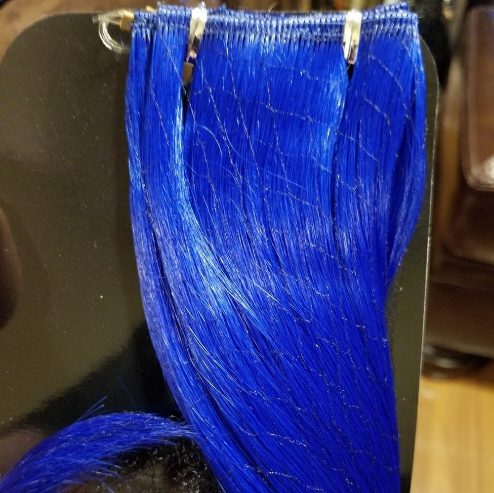 Dark Blue Clip In Extension - Thumbnail 7