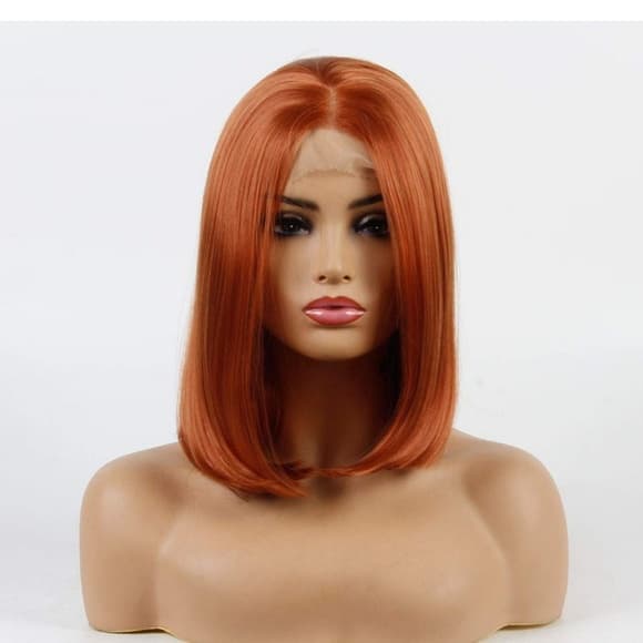 Reddish Brown Beauty Lace Front Wig - Thumbnail 6