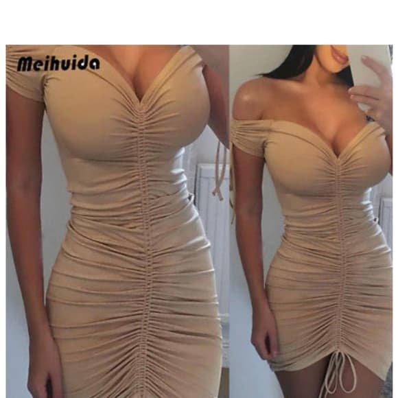 Bandage Goddess Beauty Bodycon Dress - Thumbnail 3