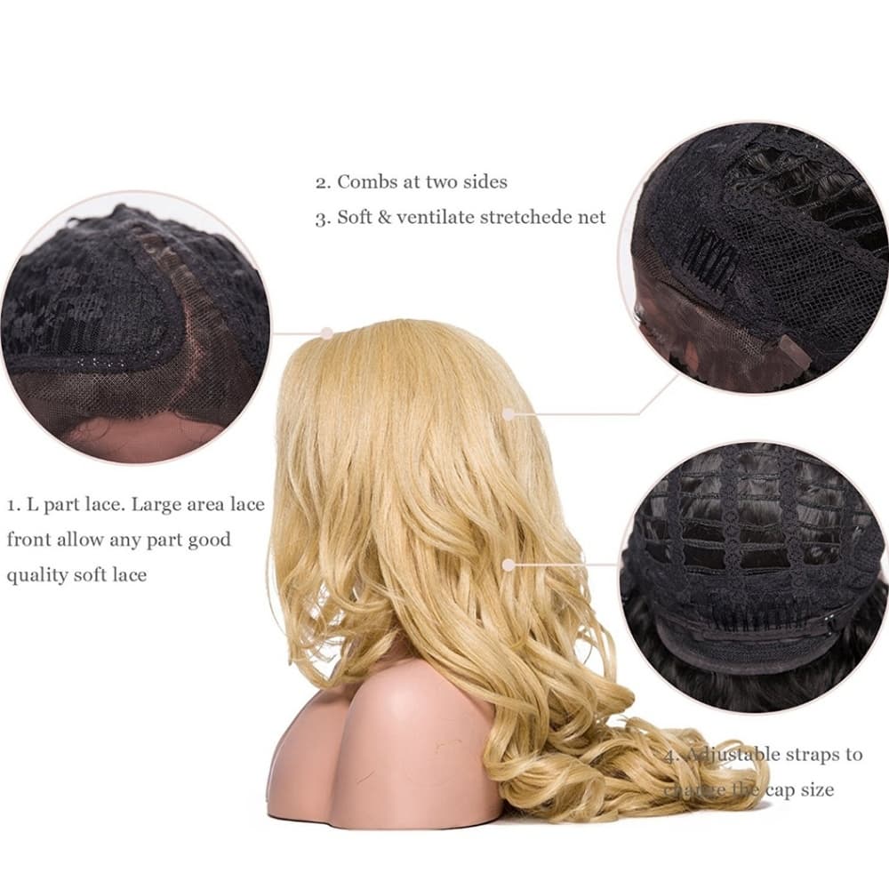 Blonde Yaki Lace Front Wig
