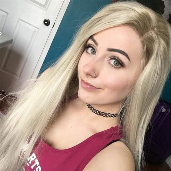 Ombre Blonde Lace Front Wig - Thumbnail 8