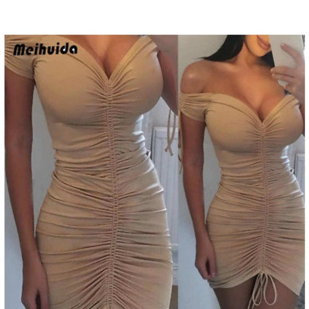 Bandage Goddess Beauty Bodycon Dress - Thumbnail 2