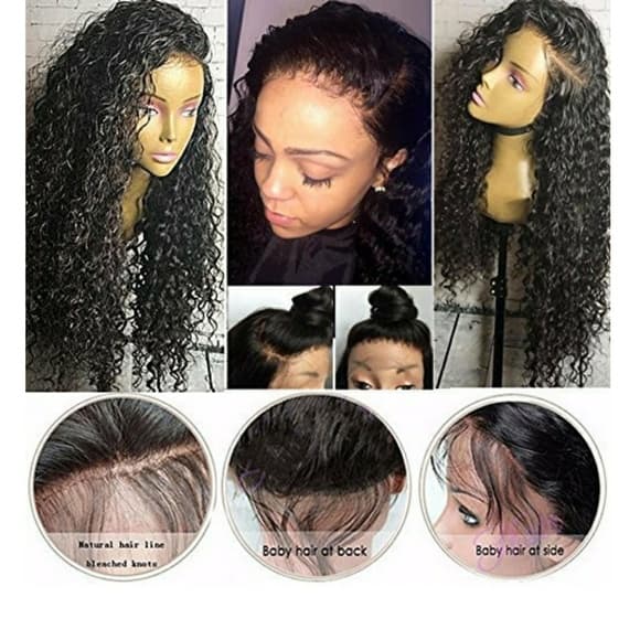 Virgin Curly Beauty Lacefront Wig 18-20 inches - Thumbnail 7