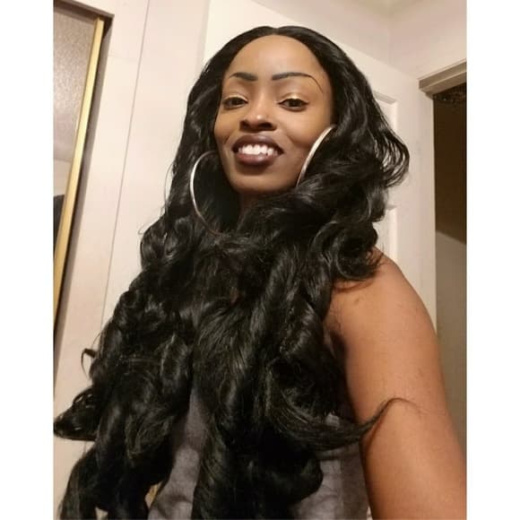 Curly Wave LaceFront Wig - Thumbnail 4