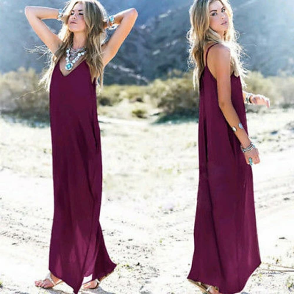 Cute Hippie Long Bono Dress!! - Thumbnail 4