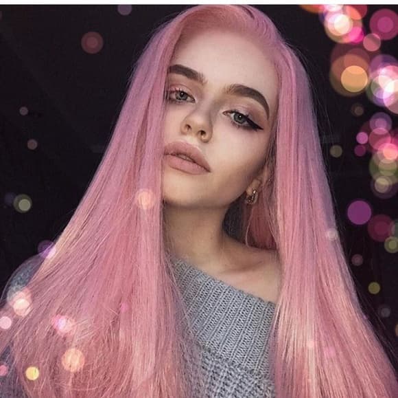 Pink Beauty Lace Front Wig - Thumbnail 2