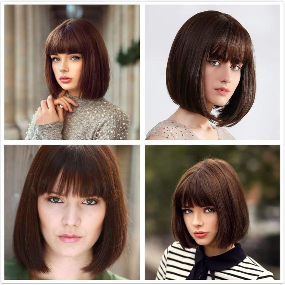 Dark Brown Beauty Wig - Thumbnail 4