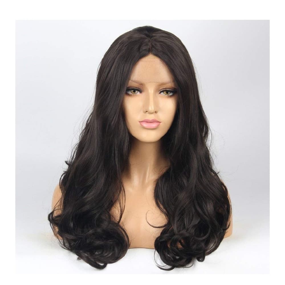 Dark Brown Beauty Lace Front Wig 20-24 inches!! - Thumbnail 8
