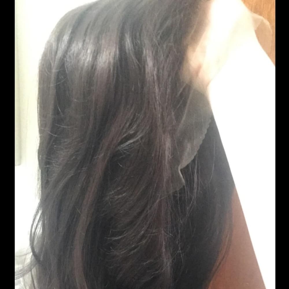 Dark Brown Beauty Lace Front Wig 20-24 inches!! - Thumbnail 7