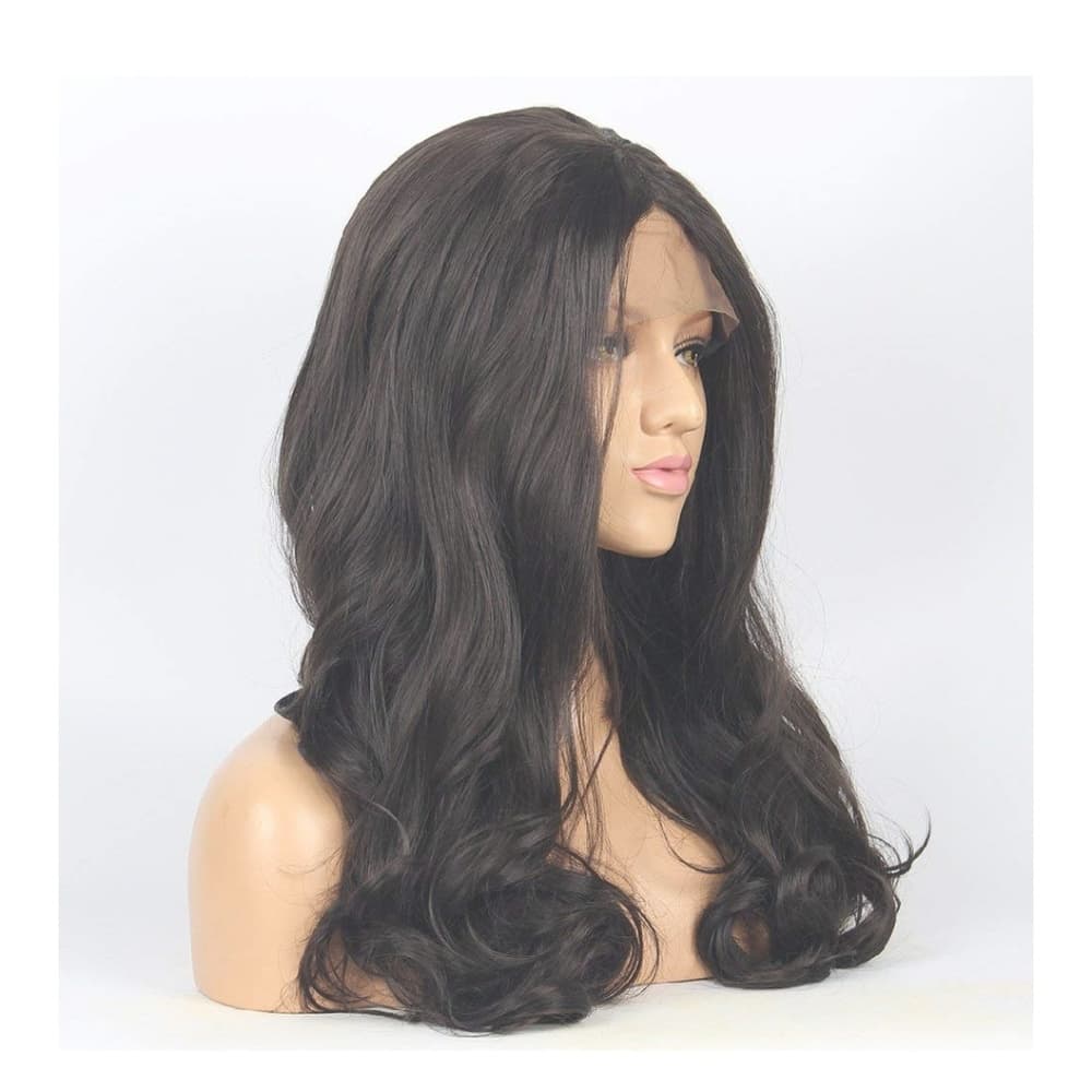 Dark Brown Beauty Lace Front Wig 20-24 inches!! - Thumbnail 3