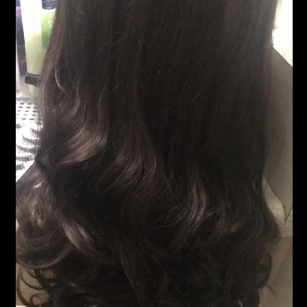 Dark Brown Beauty Lace Front Wig 20-24 inches!! - Thumbnail 6