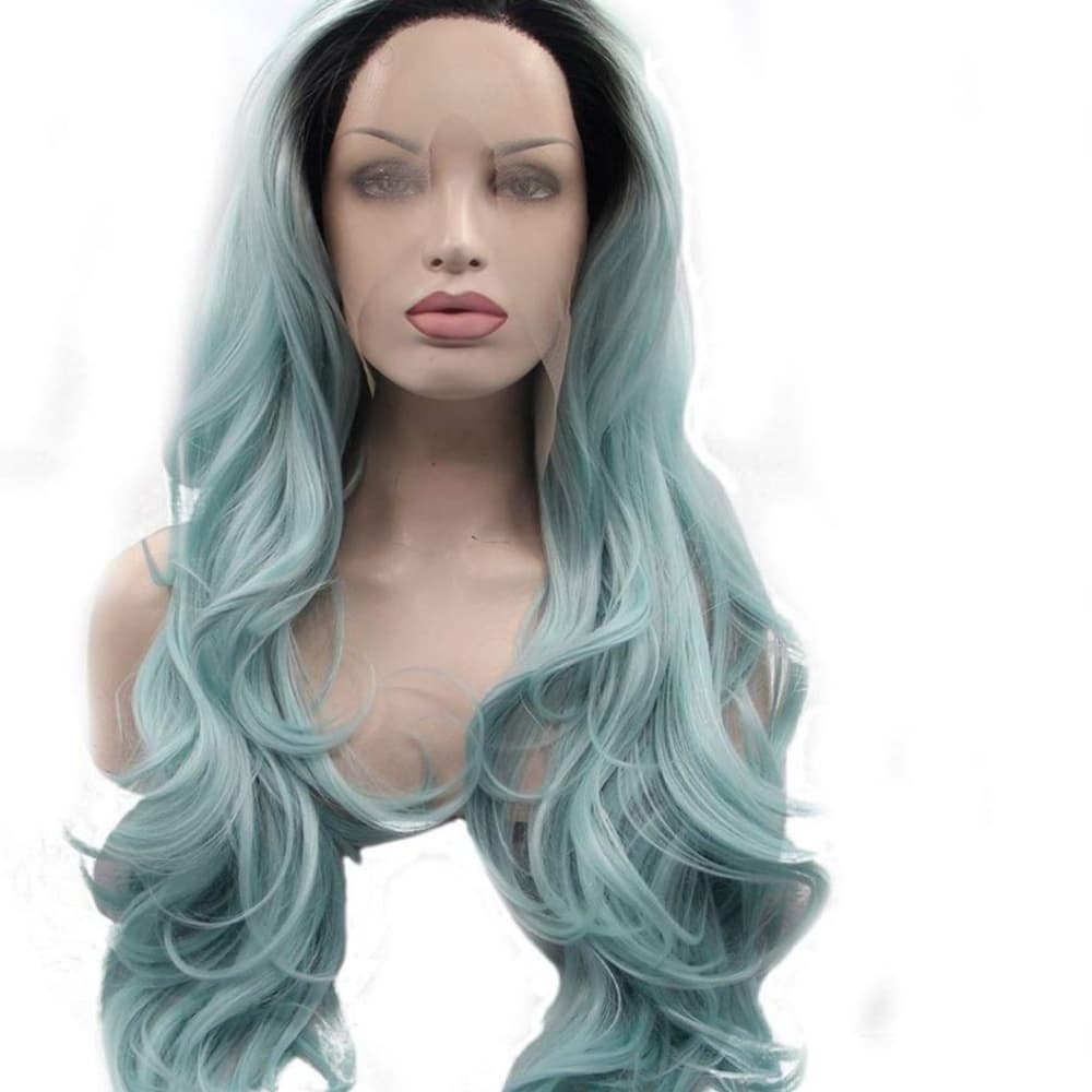 Ombre Blue Lace Wig 24-26 inches!! - Thumbnail 6