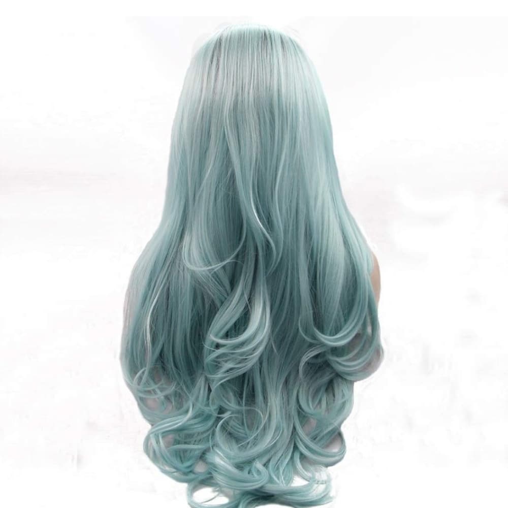 Ombre Blue Lace Wig 24-26 inches!! - Thumbnail 5