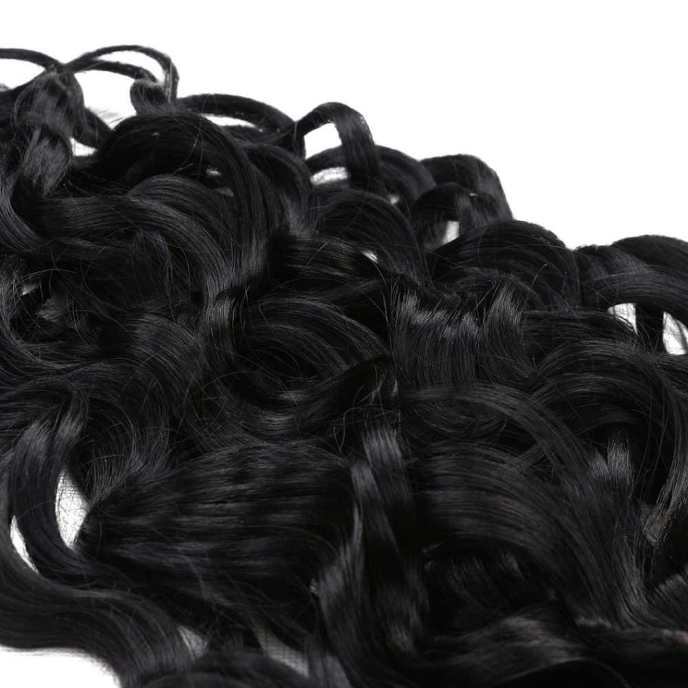 Black Bodywave Clip in Extension - Thumbnail 3