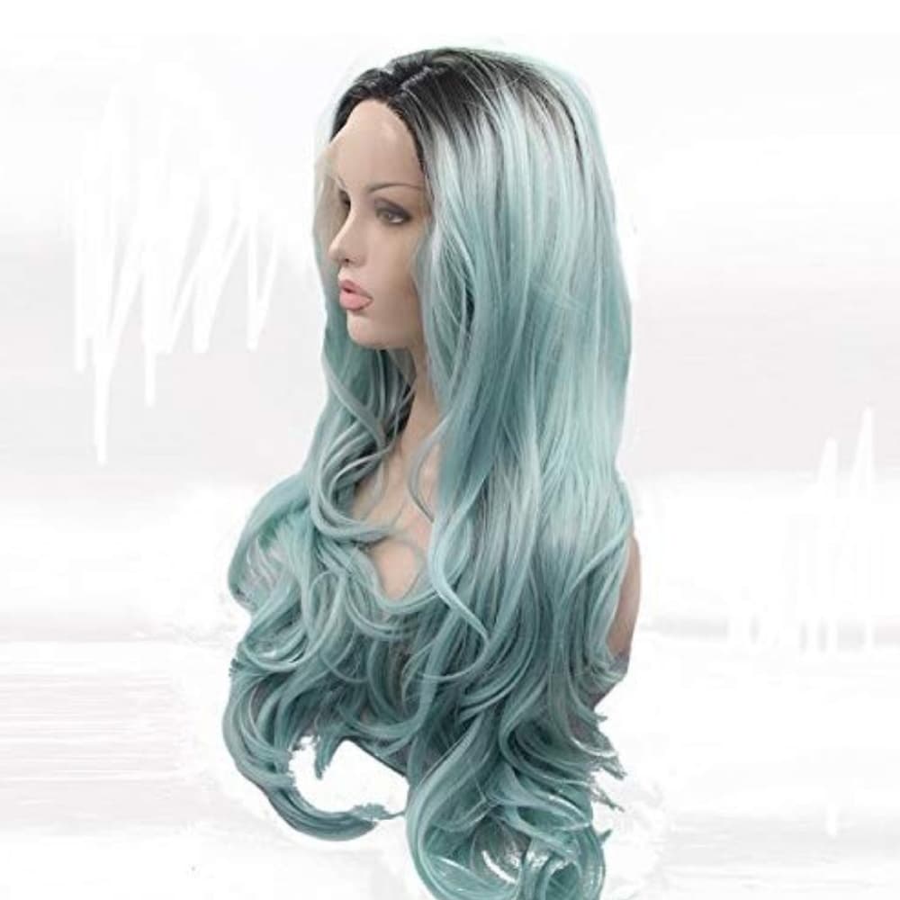 Ombre Blue Lace Wig 24-26 inches!! - Thumbnail 4