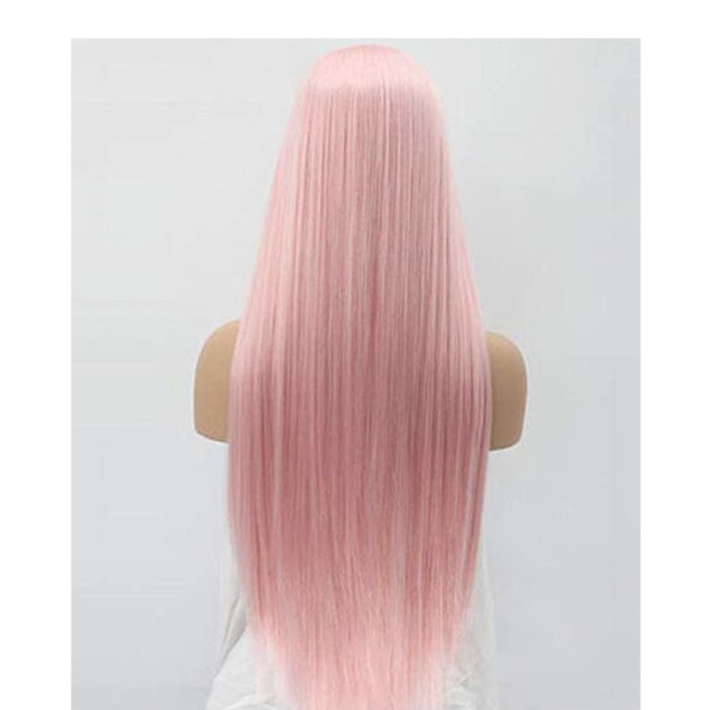 Pink Lace Front Wig - Thumbnail 2