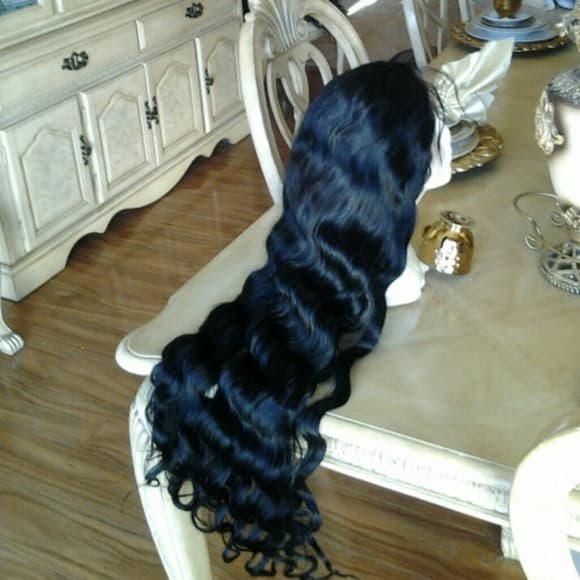 Brazilian Remy Bodywave Full Lace Wig 26-28 inches - Thumbnail 2