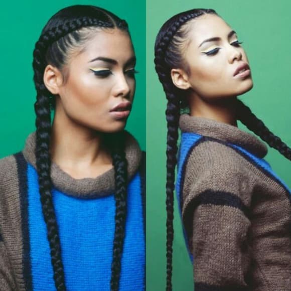 Braid Lacefront Wig - Thumbnail 4