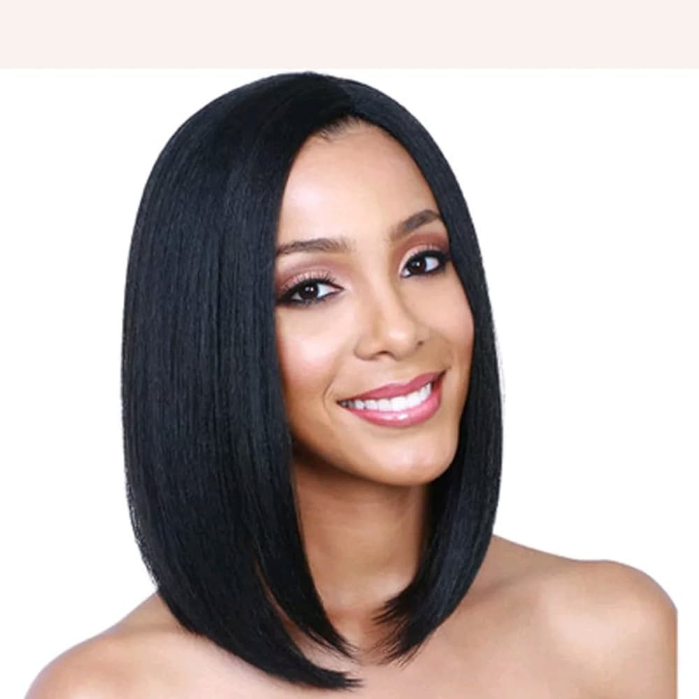Black Bob Beauty Wig 12-14 inches - Thumbnail 3