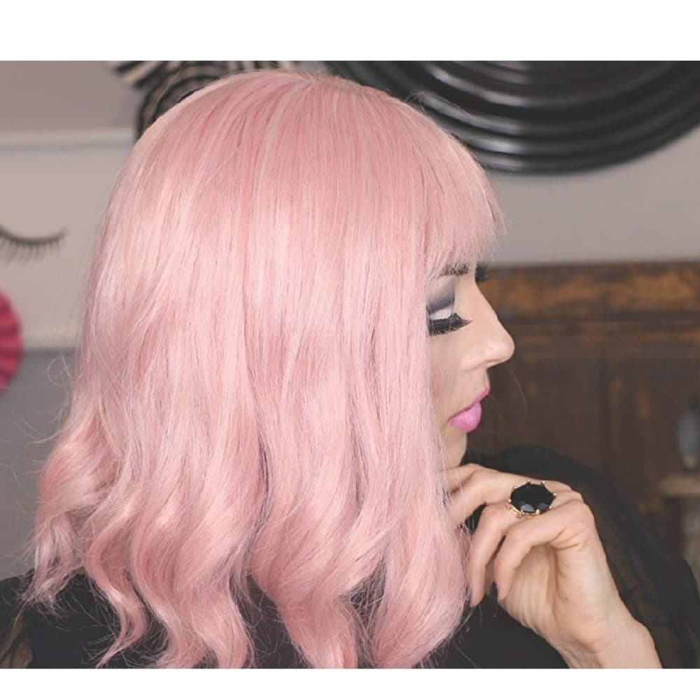 Pink Beauty Full Wig 14 inches - Thumbnail 3