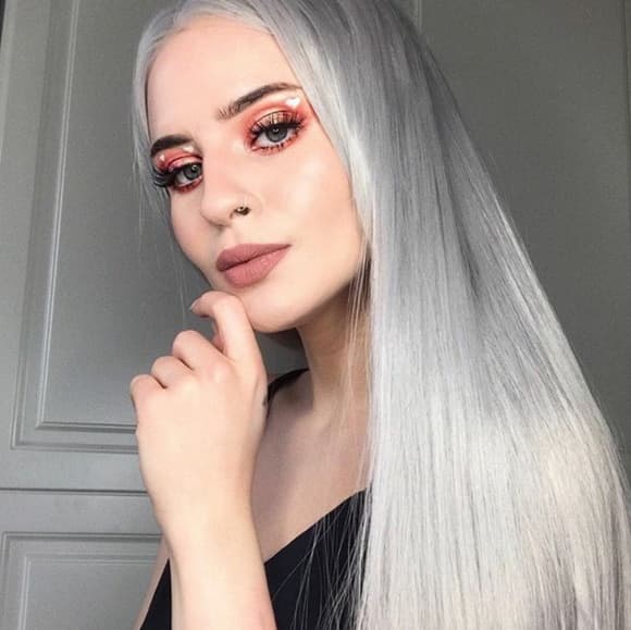 Gray Beauty Lace Front Wig - Thumbnail 2