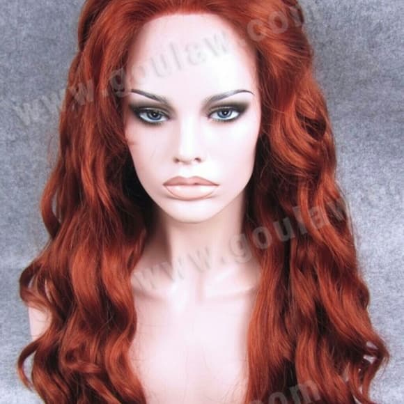 Red Beauty Lace Front Wig 24 inches - Thumbnail 4