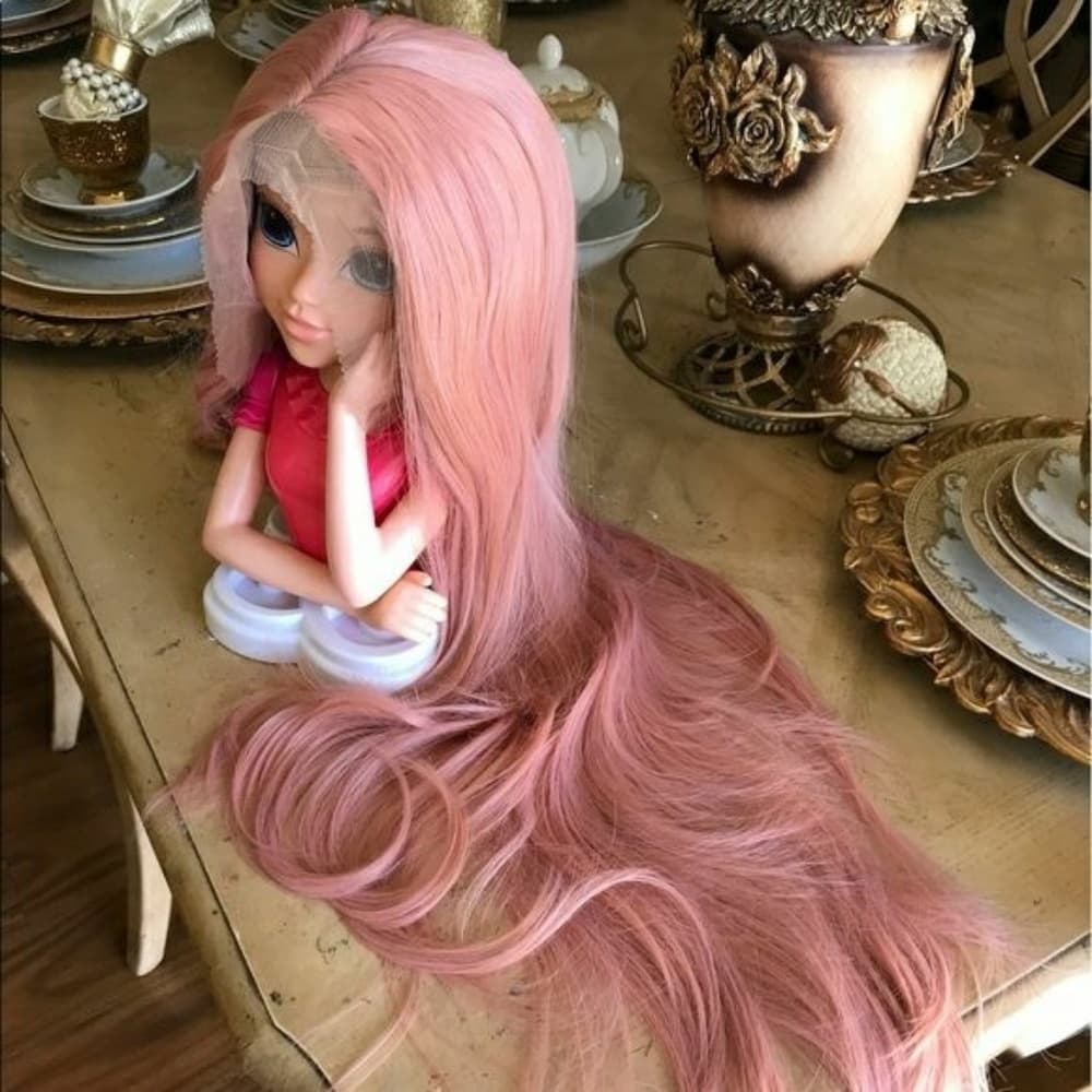 Pink Beauty Lace Front Wig - Thumbnail 6
