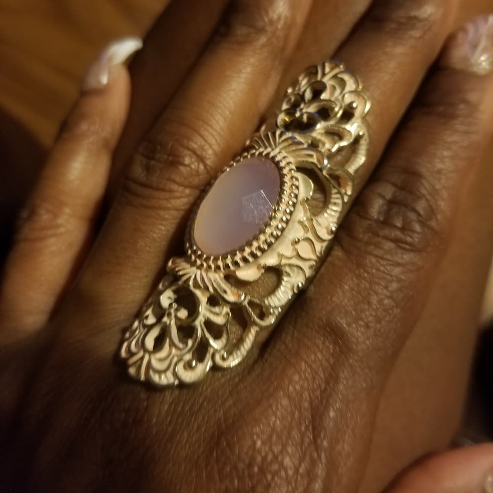 Vintage Cream Beauty Ring - Thumbnail 6