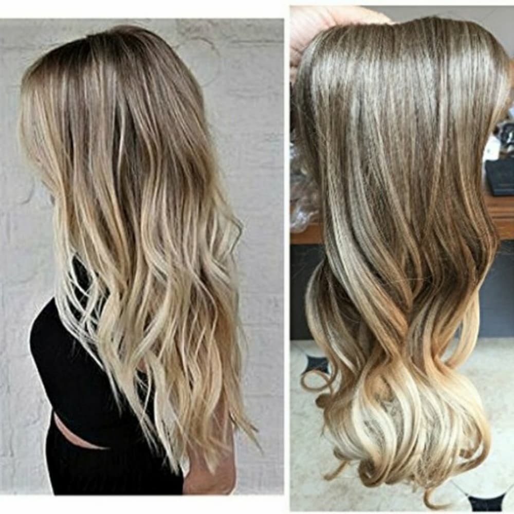 Blonde Full Head clip in Extension - Thumbnail 4