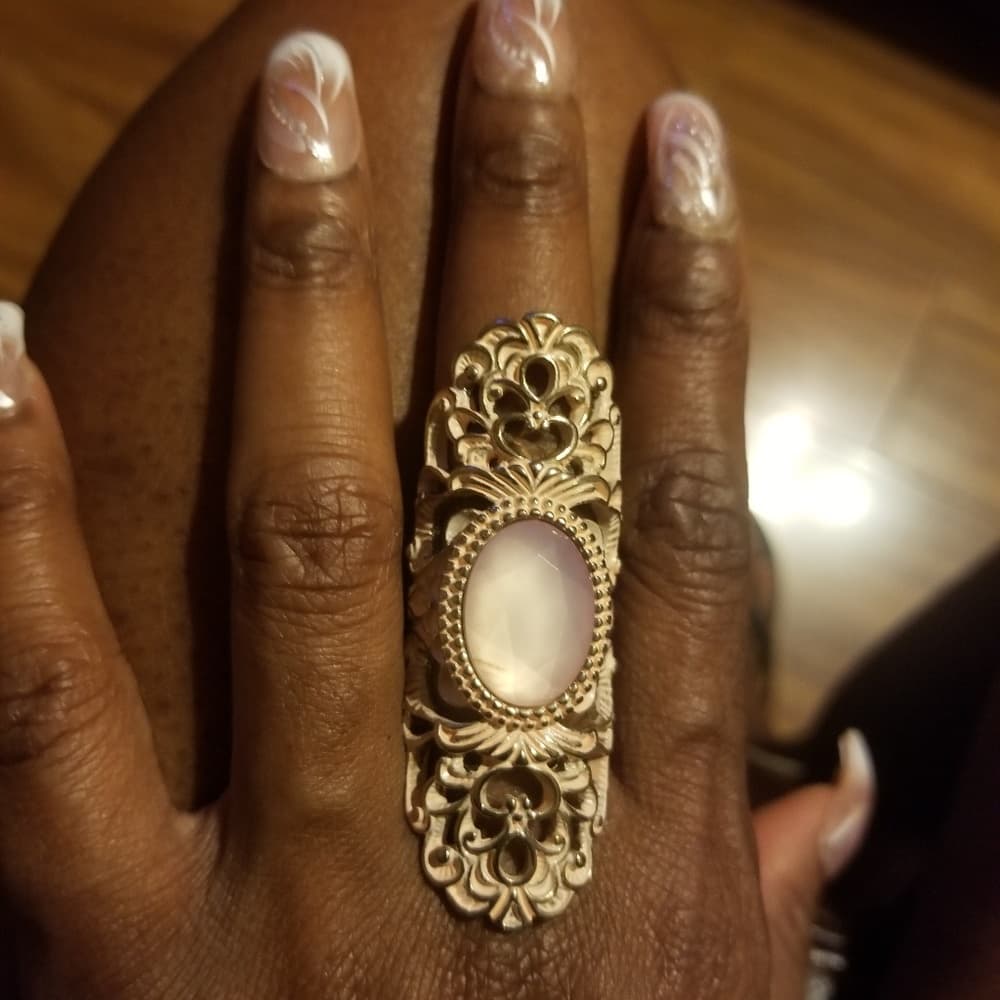 Vintage Cream Beauty Ring - Thumbnail 5