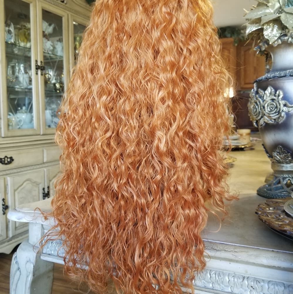 Orange Copper Red Waterwave Lace Front - Thumbnail 12