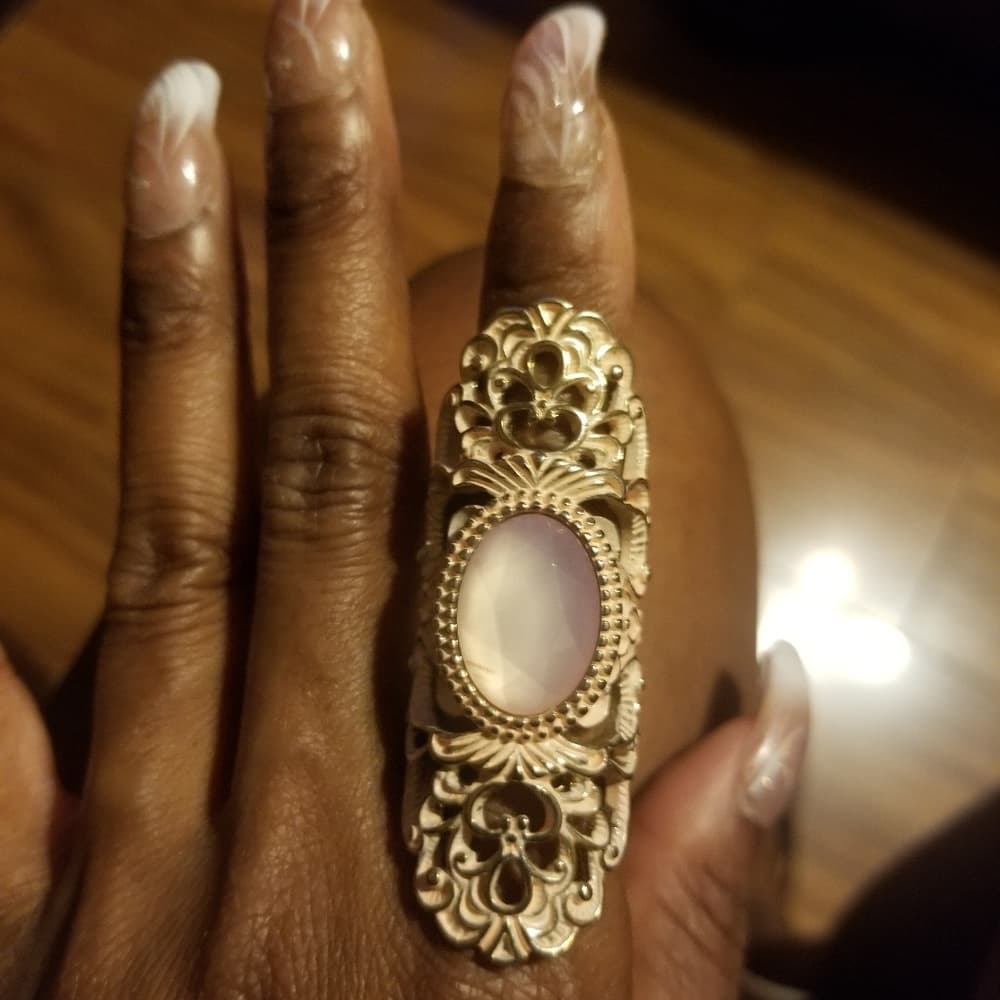 Vintage Cream Beauty Ring - Thumbnail 3