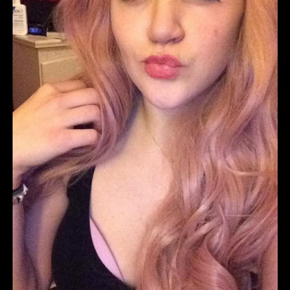 Peach Pink Lace Front Wig Half Hand Tied 22-26 inc - Thumbnail 3