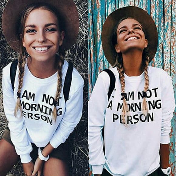 I'm not a Morning Person Hoodie - Thumbnail 5