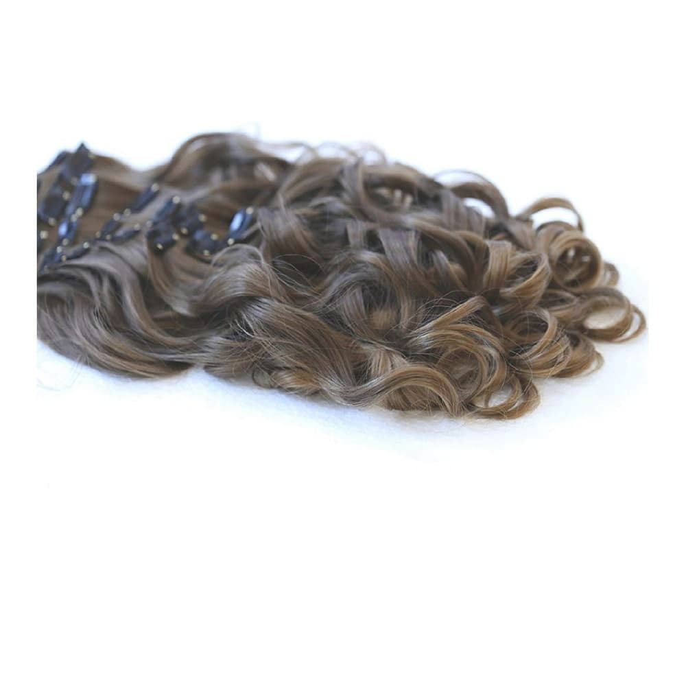 Brown Wavy Beauty Clip in Extensions - Thumbnail 3