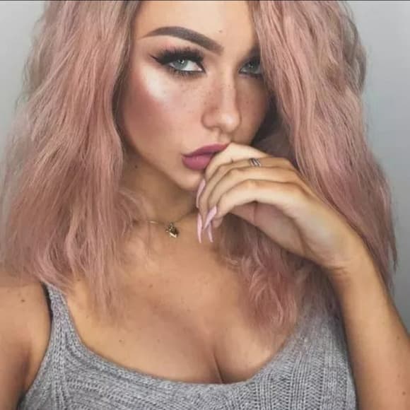 Pink Beauty LaceFront Wig - Thumbnail 8