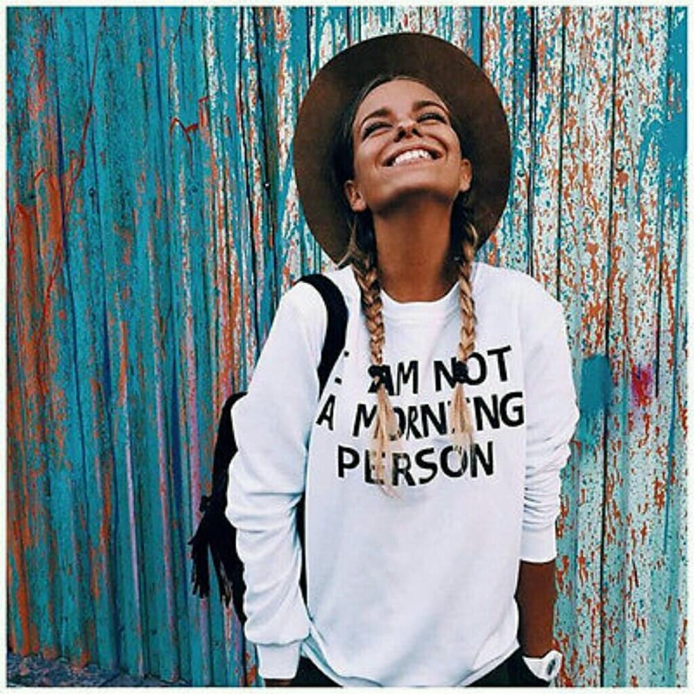 I'm not a Morning Person Hoodie