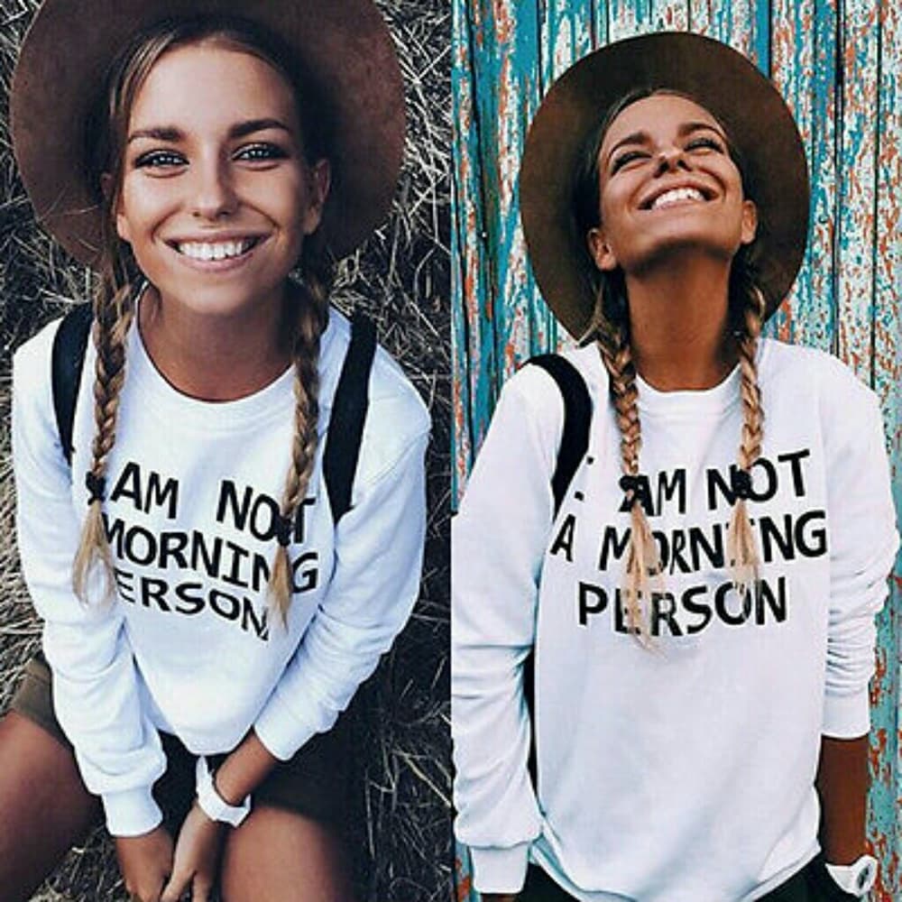 I'm not a Morning Person Hoodie - Thumbnail 4